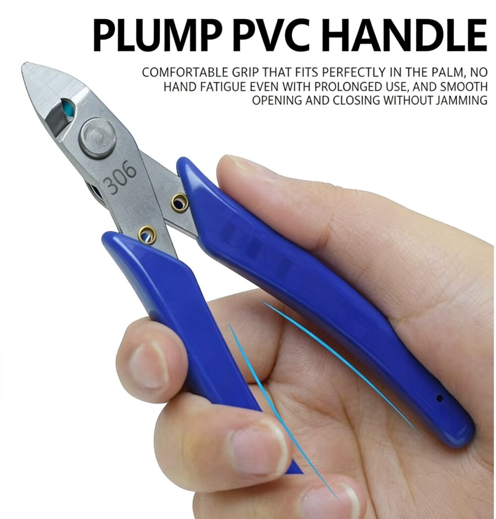 Mutilfunctional Diagonal Cutter Pliers for Electronics, Plastic Models, Wire Cutting - 3/Pack - Image 7